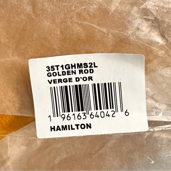 Michael Kors Women's Hamilton Medium Top Zip Leather Satchel (Golden Rod)    NWT - Picture 14 of 16